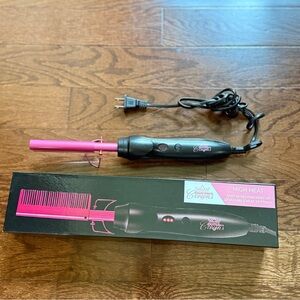 Pink and Black Hot Comb